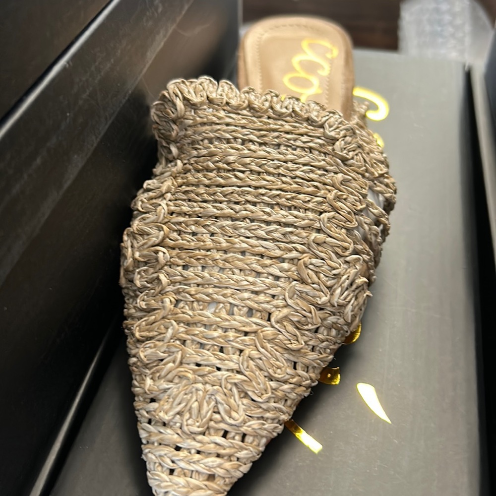 Monaco COCCI Tweed Slide Ons